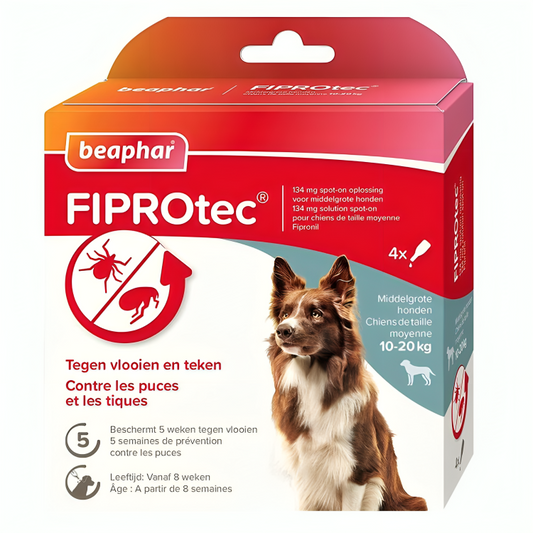 Beaphar Fiprotec against fleas and ticks in dogs