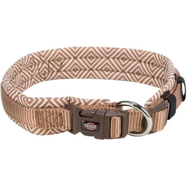 TRIXIE Dog Collar Boho Beige/white