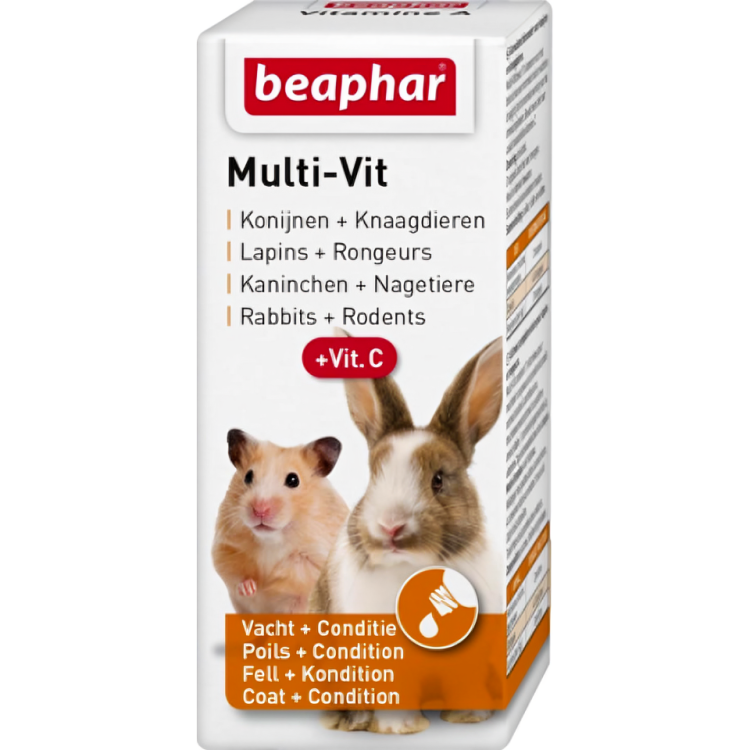 Beaphar Multi-Vit konijn en knaagdier