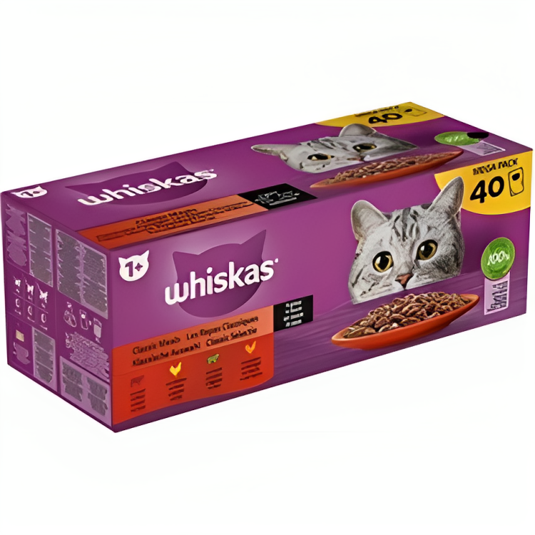 WHISKAS Pouch Adult Classic for Cats