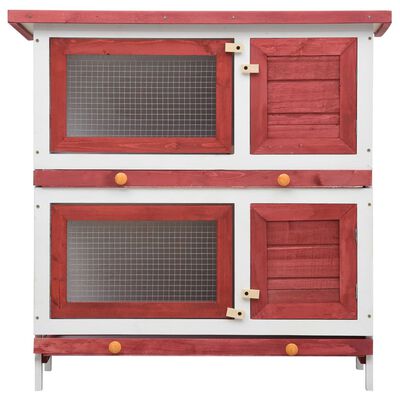 PetUtopia Bunny Hutch Red / White