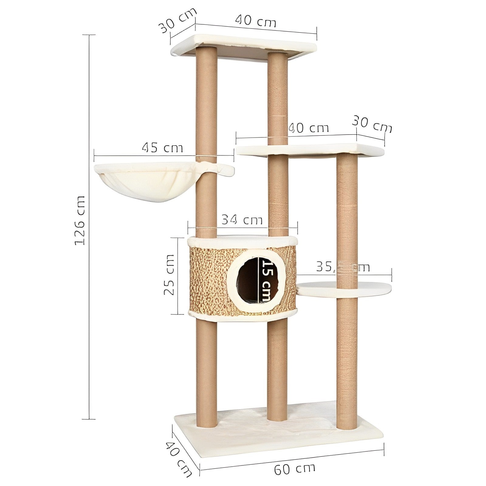 PetUtopia Kattenhuisje Afmetingen