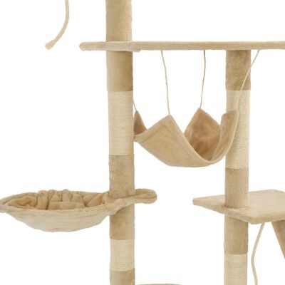 PetUtopia Catvilla Scratching Post Cream