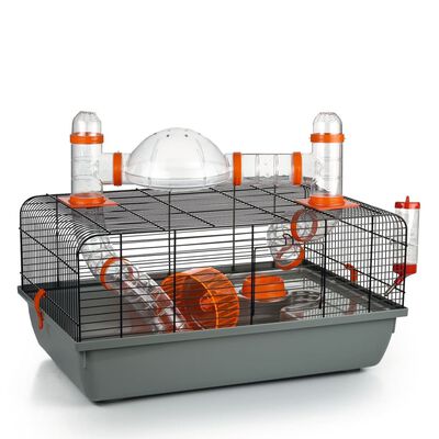 Beeztees Small Rodents Cage Grey / Orange