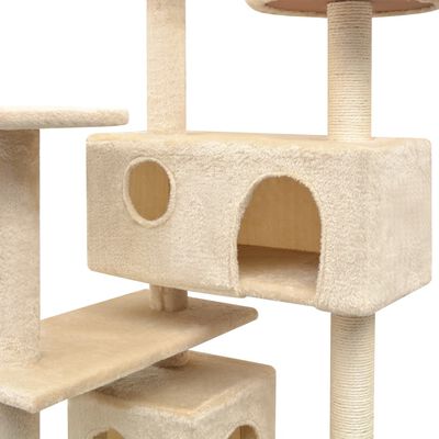 PetUtopia Cat Tree Scratching Post beige