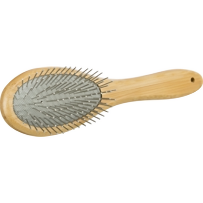 TRIXIE Brosse en Bambou Double Face pour chiens