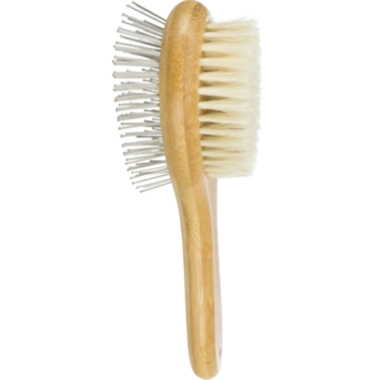 TRIXIE Bamboo Brush Double-Sided for dogs