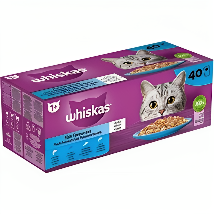 WHISKAS Pouch Adult Fish for Cats