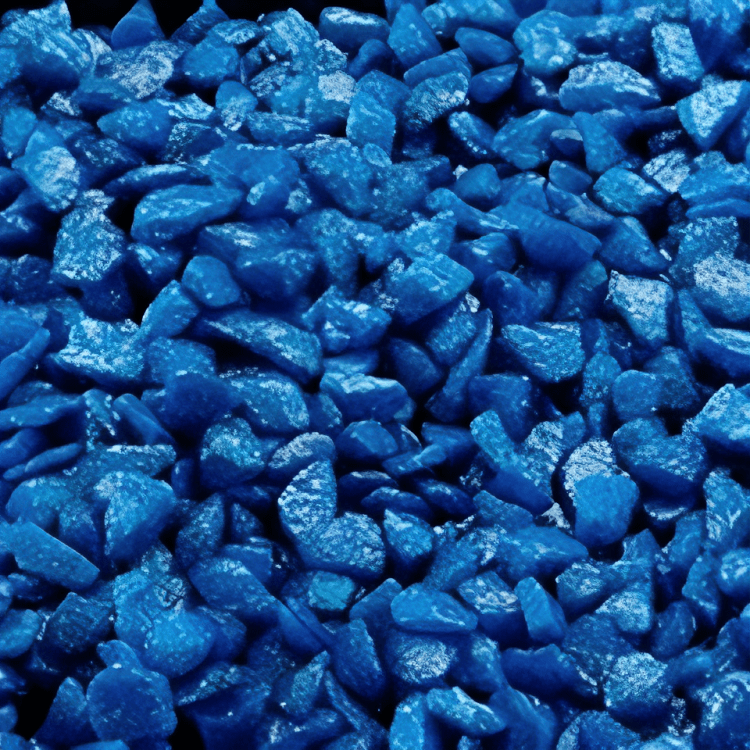 Aqua D'ella Glamourstenen grind voor aquarium blauw