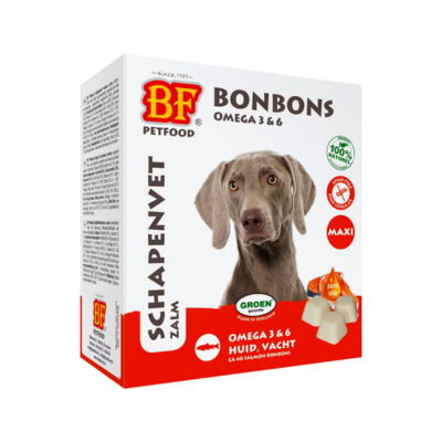 BF Petfood Schapenvet Maxi Bonbons voor honden