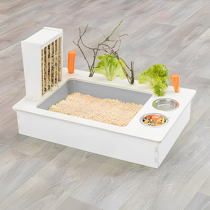 PetUtopia Feeding bowl with toilet for rodents & rabbits