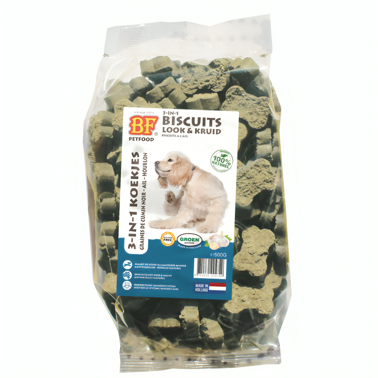 BF Petfood 3-in-1 Dog Biscuits Flea & Tick