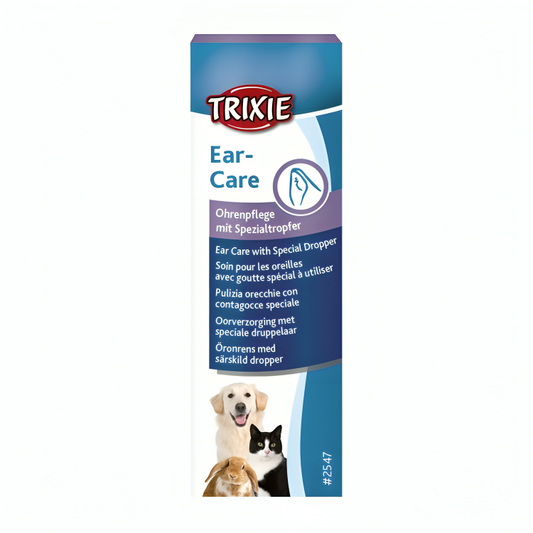 TRIXIE Ear Care voor honden, knaagdieren, konijnen en katten