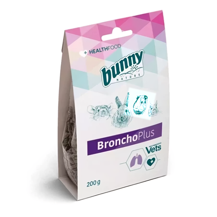 Bunny Nature Healthfood Bronchoplus voedingssupplement voor knaagdier/konijn