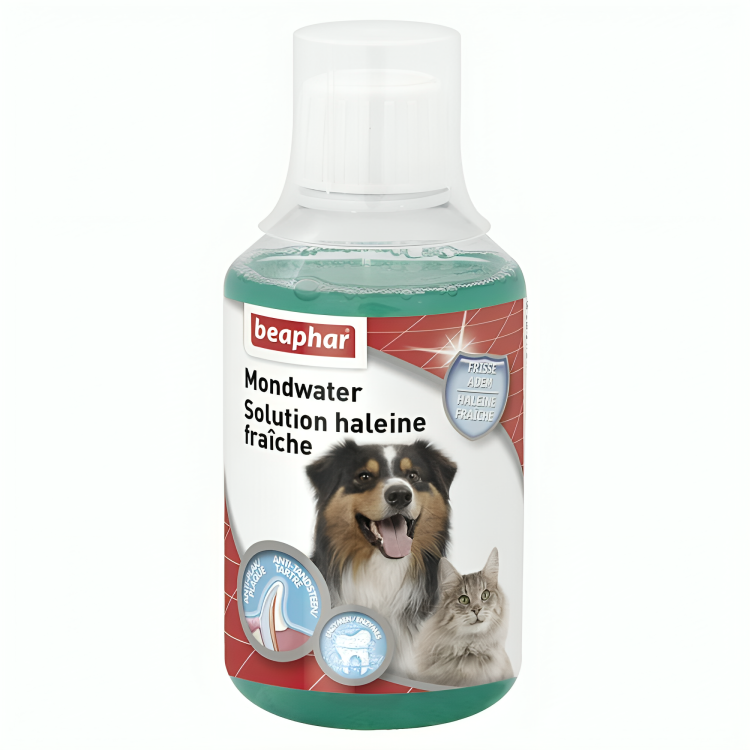 Beaphar Mouthwash for a better breath in dogs and cats