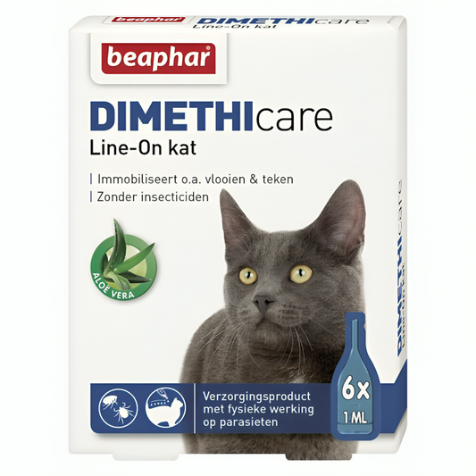 Beaphar DIMETHIcare Line-on voor katten tegen vlooien en teken