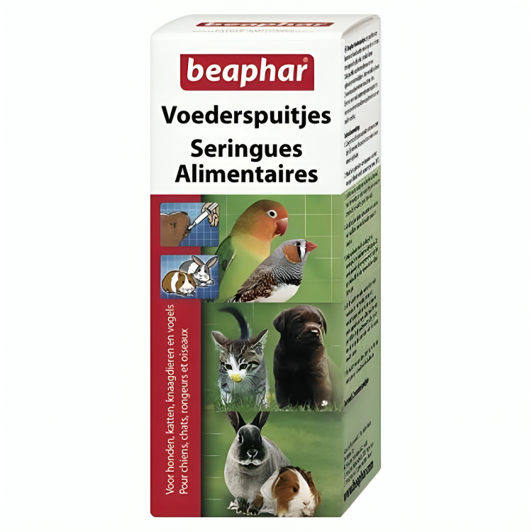 Beaphar Seringues Alimentaires pour chien / chat / rongeur / oiseaux