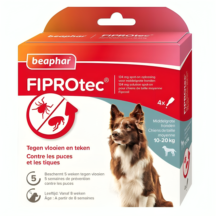 Beaphar Fiprotec against fleas and ticks in dogs