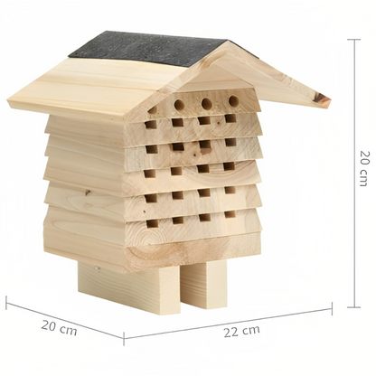 PetUtopia Insectenhotel voor bijen afmetingen