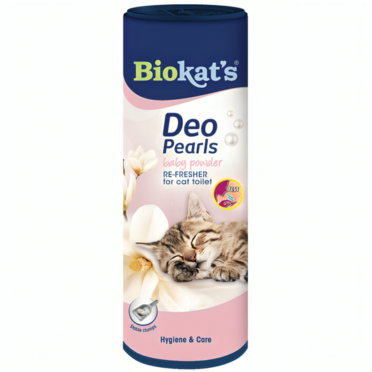 Biokat's Deo Pearls Baby Powder voor kattenbakken