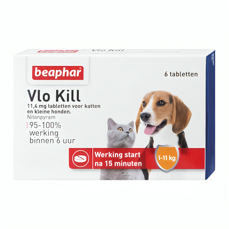 Beaphar Vlo Kill tegen vlooien voor honden en katten